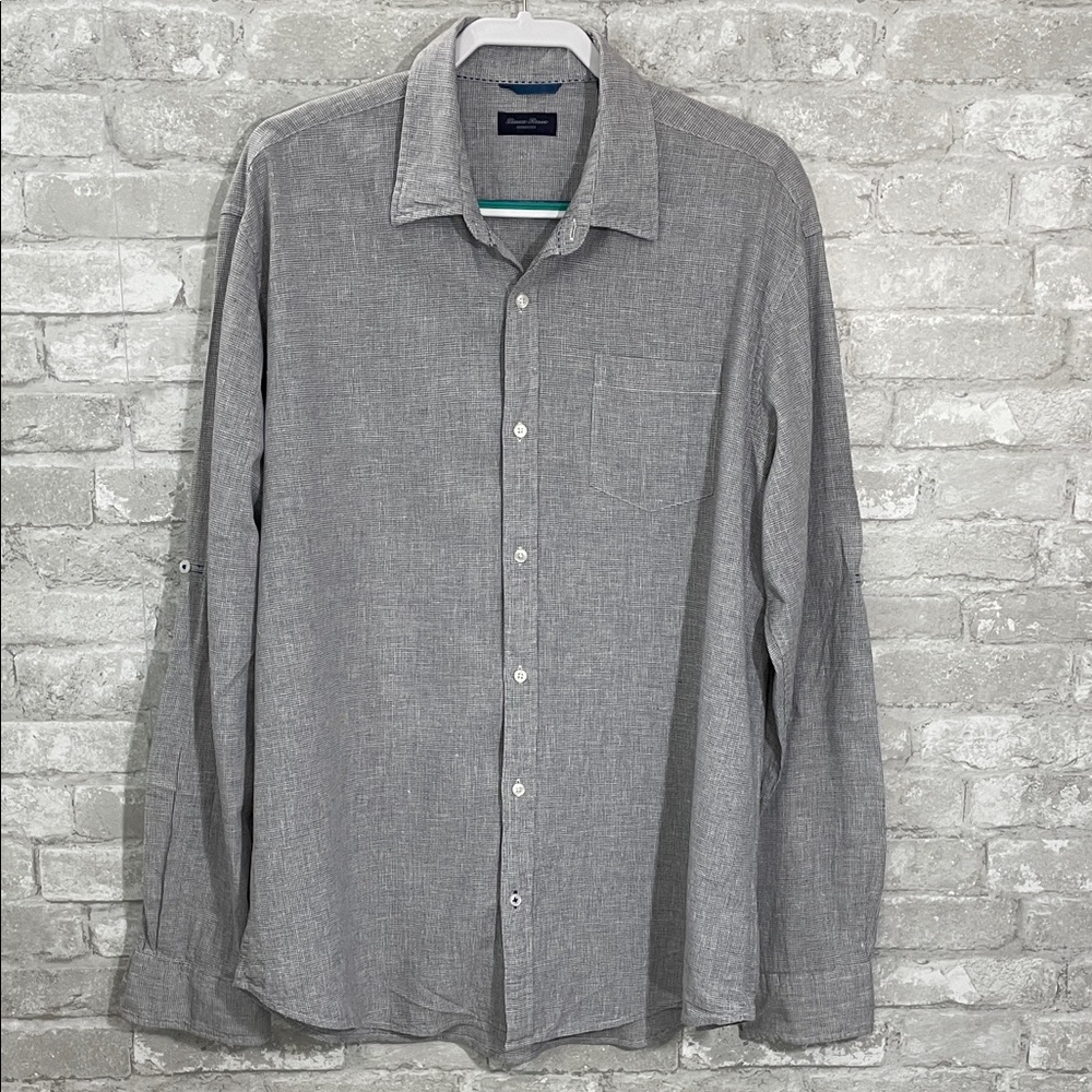 Linea Rossa Classic Gray Button-Down Shirt for Men